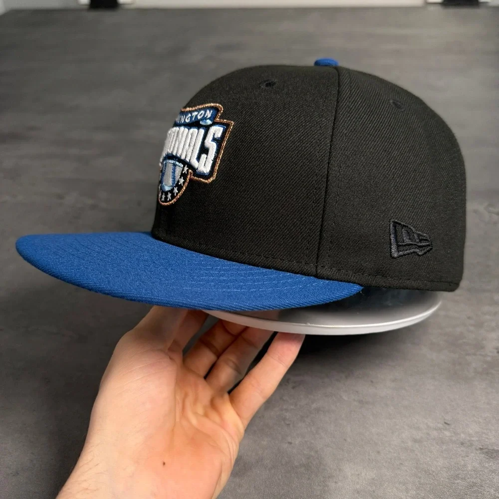 Hat Club Washington Nationals New Era Cap 7 1/2 Black Blue Wizards 2.0 Alternate